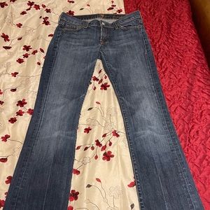 7 for all man kind bootcut jeans women’s size 28 rise 8.5
